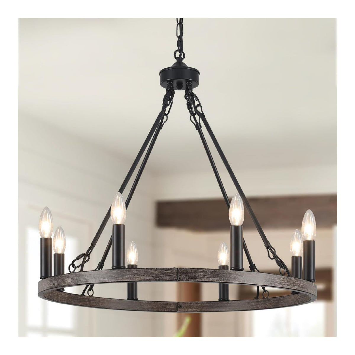 Suspension Noir et Ambre au style moderne avec conception fonctionnelle 60 W E14
