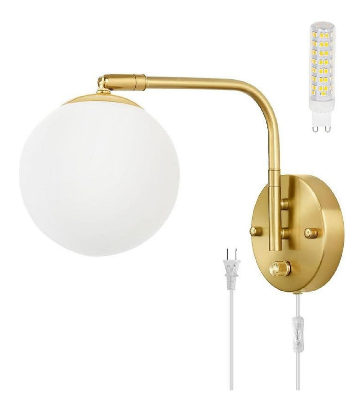 Solution lumineuse Argente et Ambre au dessin sobre en format applique murale