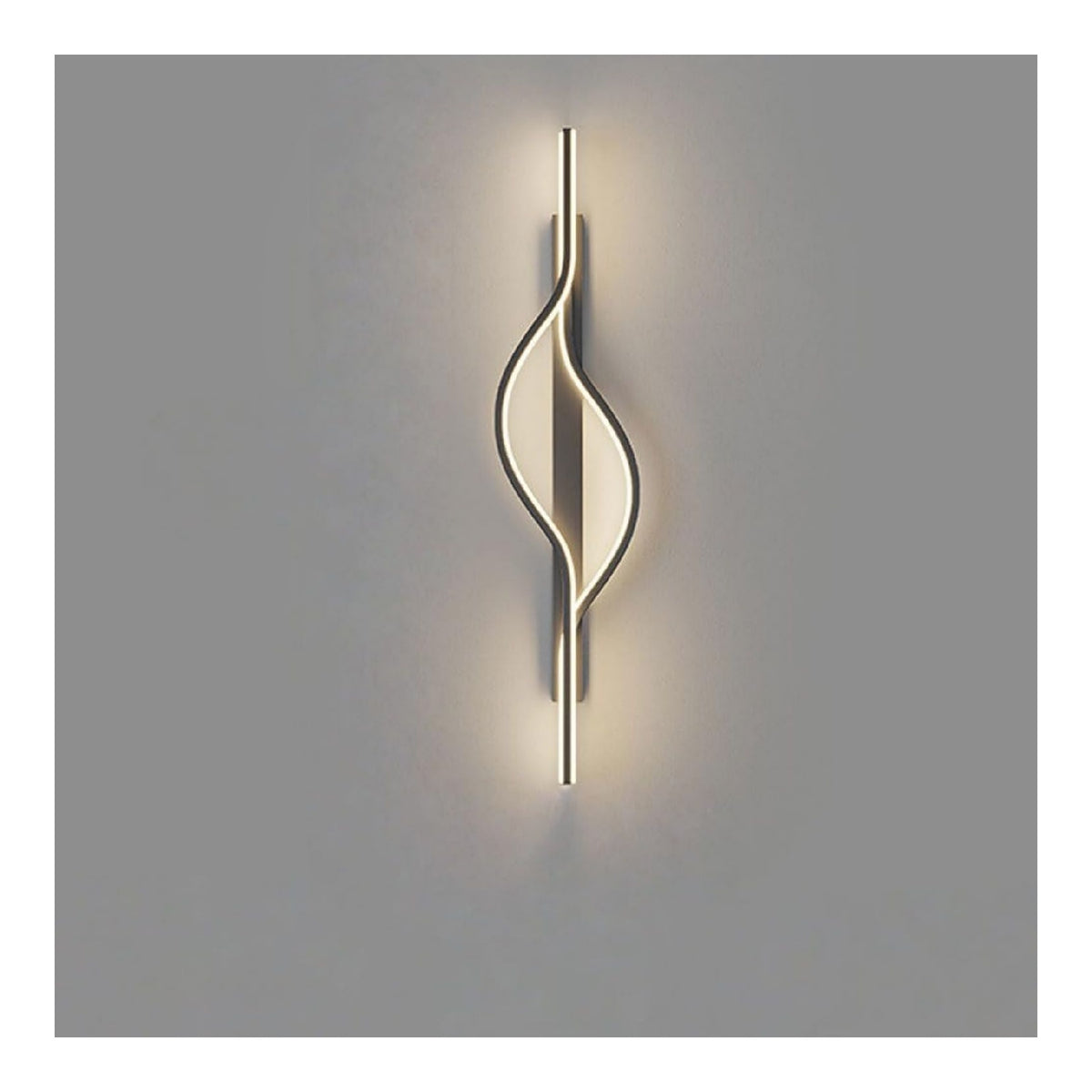 Applique murale decoratif Noir et Blanc avec diffusion lumineuse harmonieuse 24 W