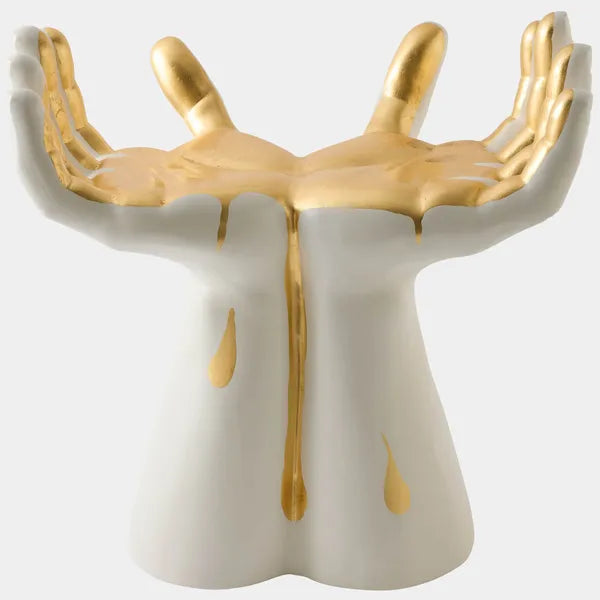 Taburete Deft Hands, Dorado
