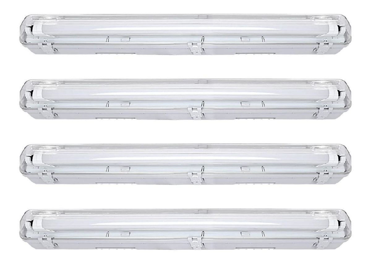 Plafonnier decoratif Blanc et Rouge avec diffusion lumineuse harmonieuse 24W IP65 6500K