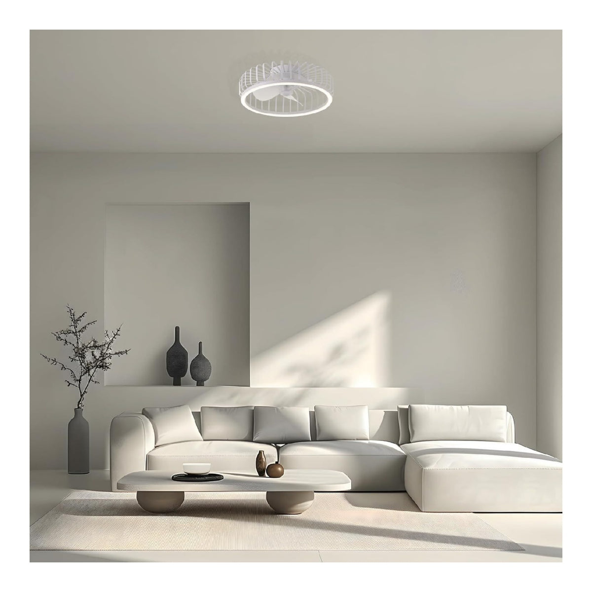 Plafonnier Vert a presence elegante et lumiere agreable 6500K
