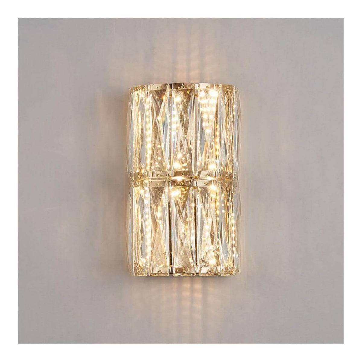 Applique murale Blanc et Dore au style moderne avec conception fonctionnelle 3000 K