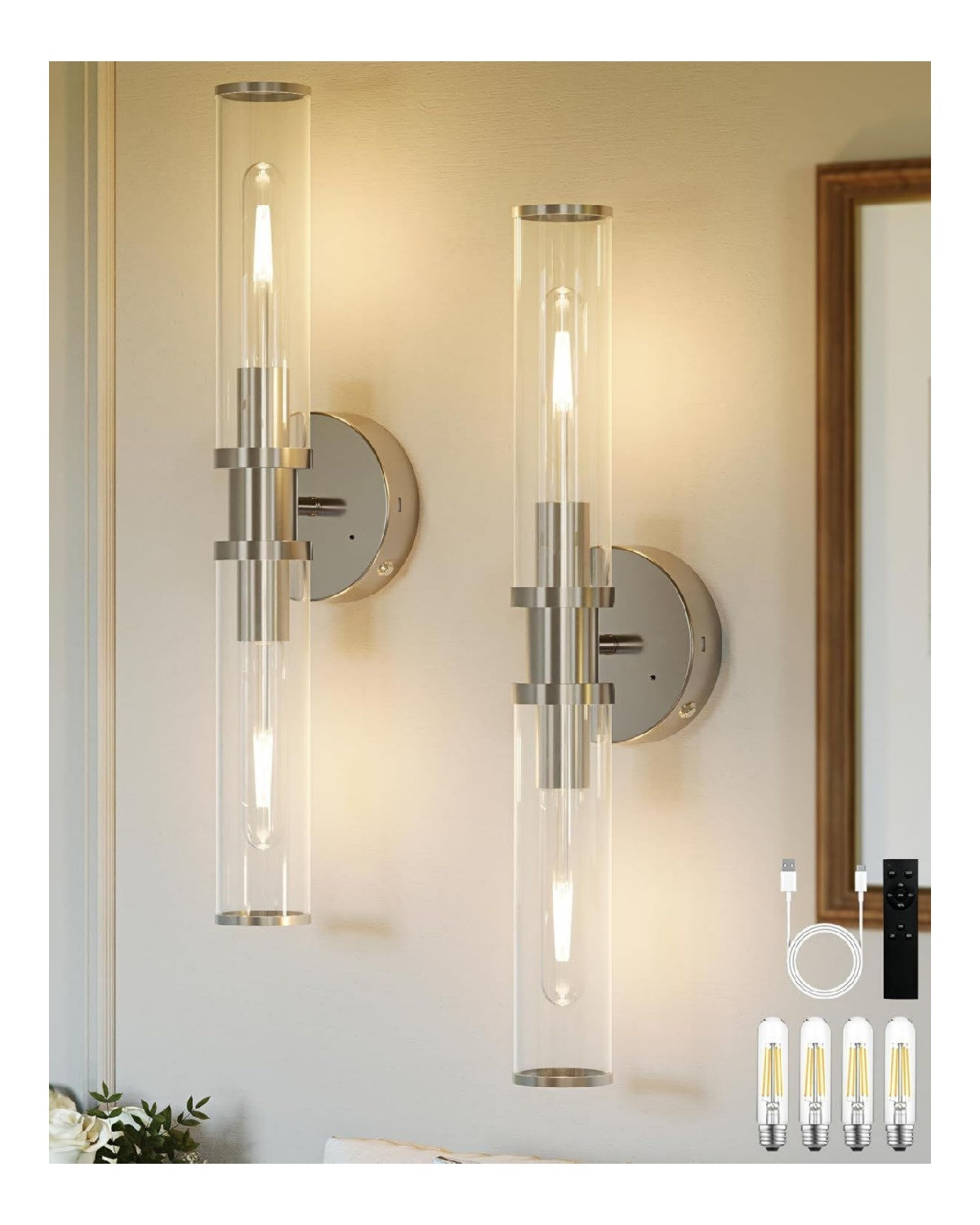 Solution lumineuse Ambre au dessin sobre en format applique murale SC-2717