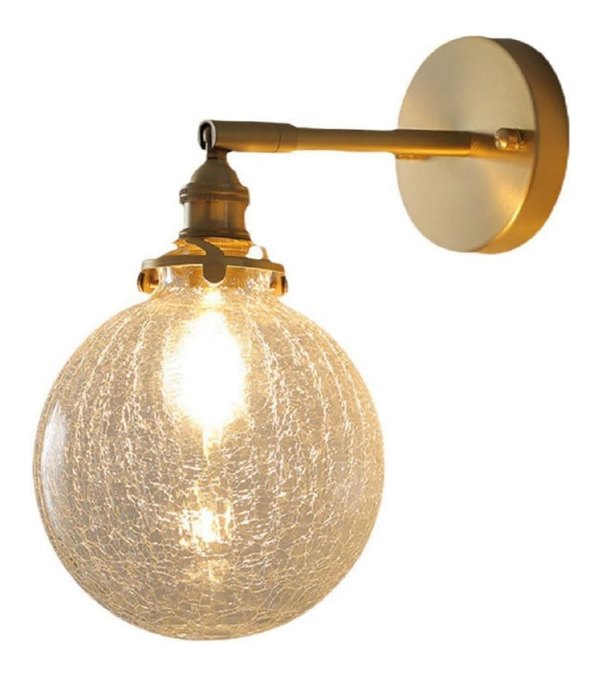 Eclairage Dore et Ambre contemporain en version applique murale WL-4592