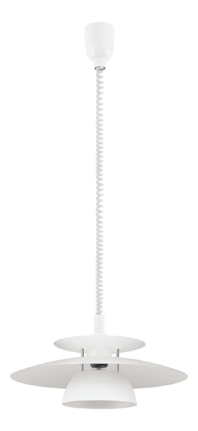 Eclairage Blanc et Rouge contemporain en version suspension E27