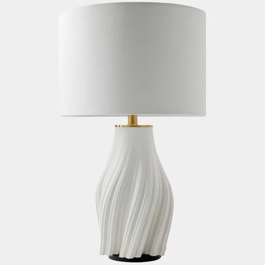 Plumb Wave Lamp, Matte White