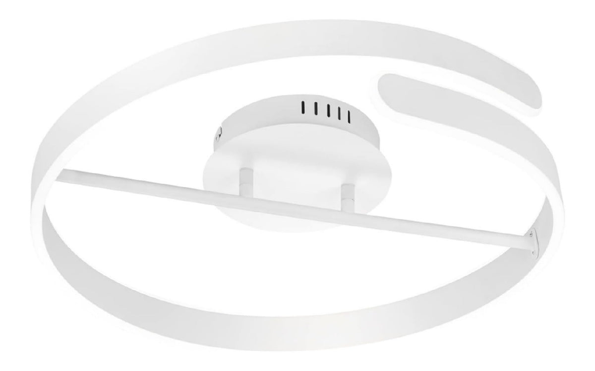 Solution lumineuse Blanc au dessin sobre en format plafonnier IP20 4000K