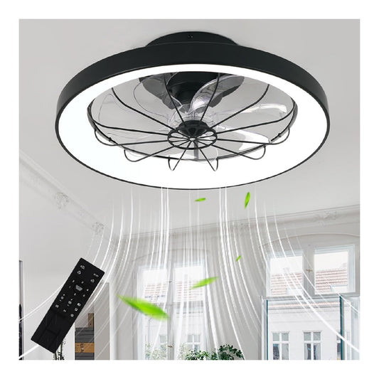 Plafonnier Noir et Ambre au style moderne avec conception fonctionnelle 6000K