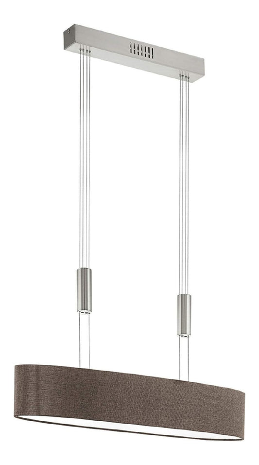 Solution lumineuse Noir au dessin sobre en format suspension 16 W
