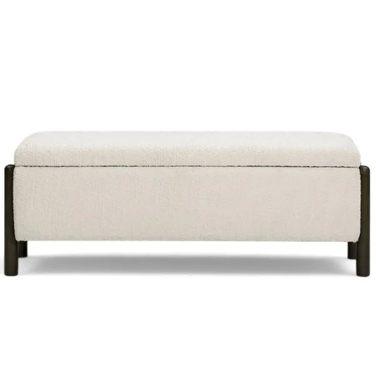 Abby Storage Bench, Brown
