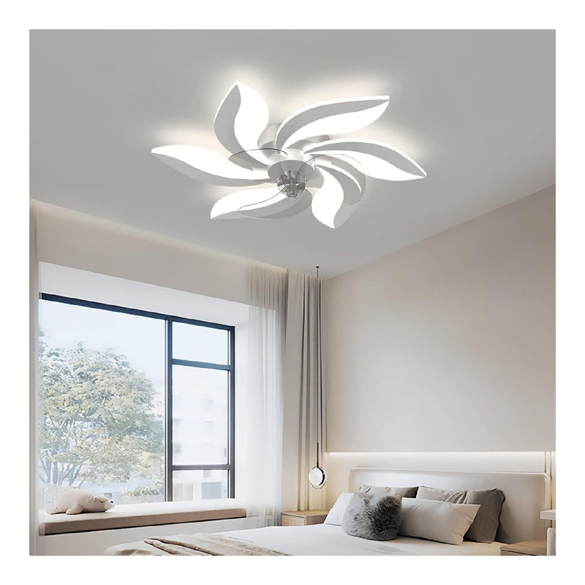 Solution lumineuse Blanc et Ambre au dessin sobre en format plafonnier TK-1793