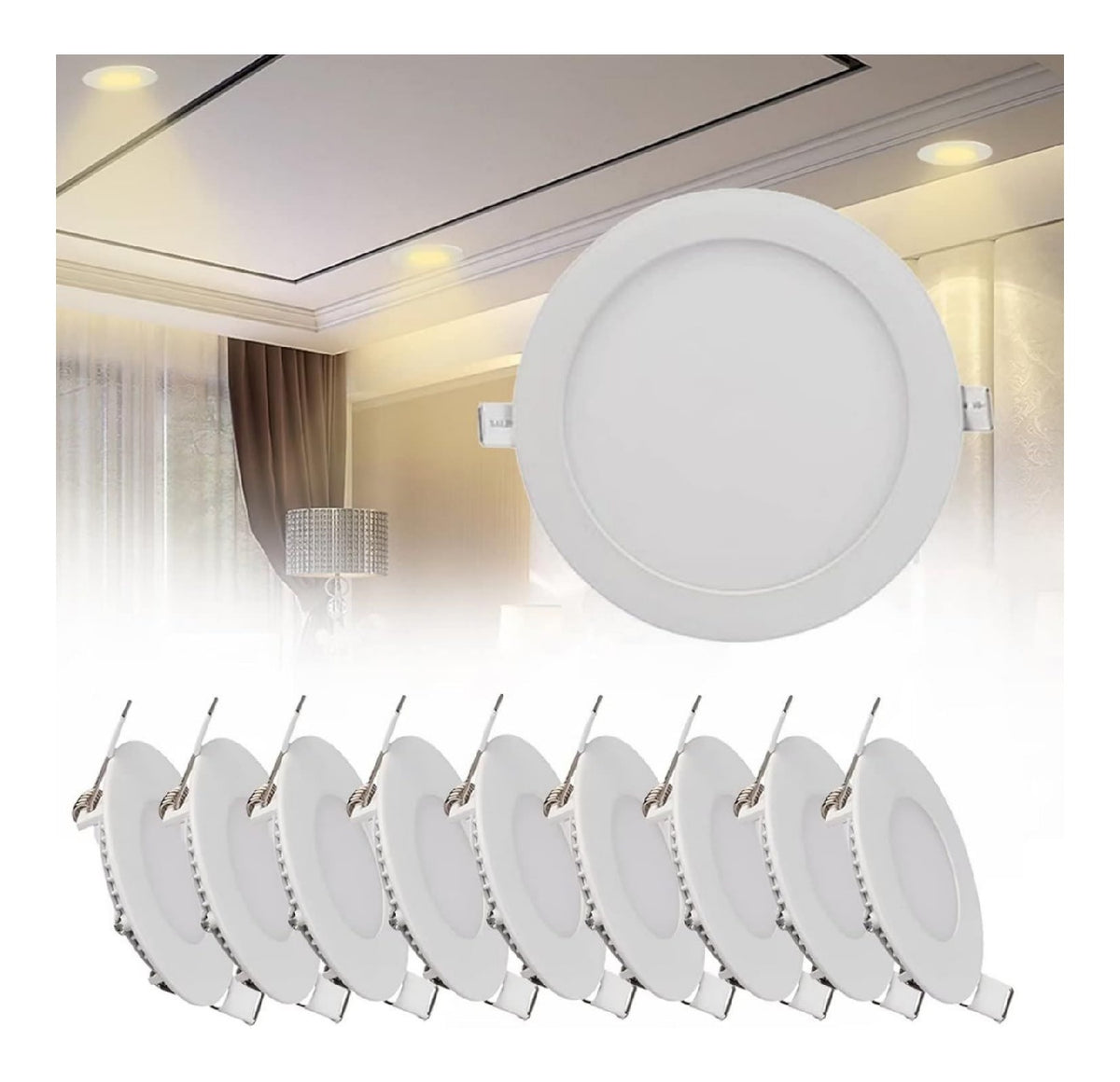 Spot de plafond Rouge au style moderne avec conception fonctionnelle 18 W