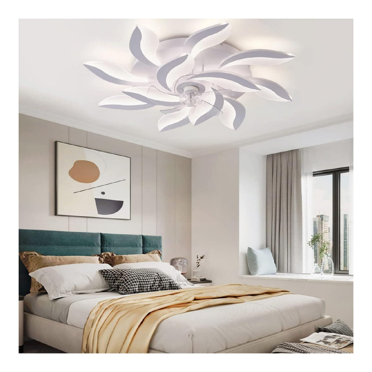 Plafonnier Noir et Blanc au style moderne avec conception fonctionnelle 15W 6000K