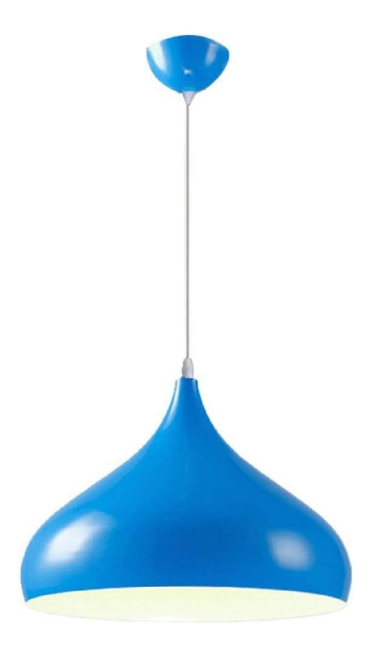 Lustre Ambre et Rouge a presence elegante et lumiere agreable E27