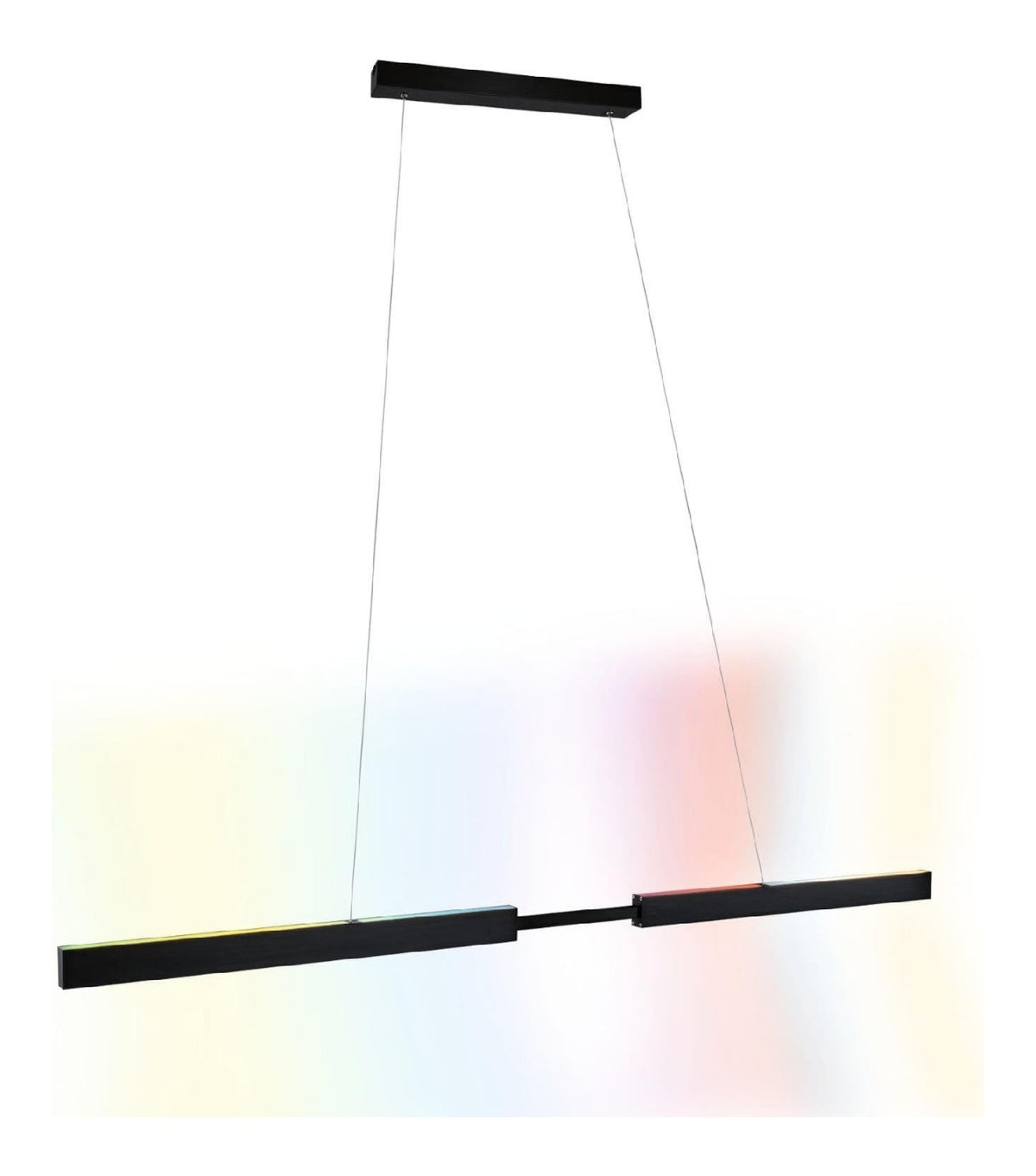 Suspension Noir et Blanc a presence elegante et lumiere agreable L6-5147