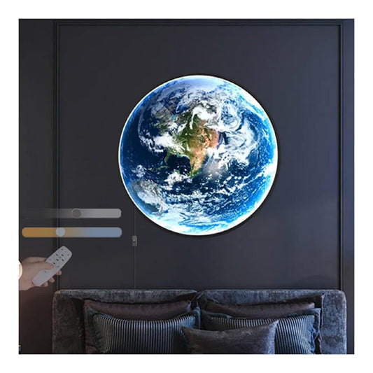 Applique murale decoratif Noir et Ambre avec diffusion lumineuse harmonieuse CW-4480