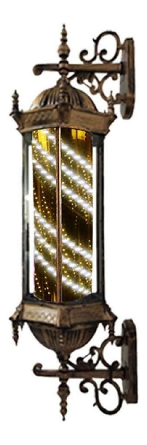 Applique murale Blanc et Bronze aux lignes epurees avec eclairage confortable 12W IP44