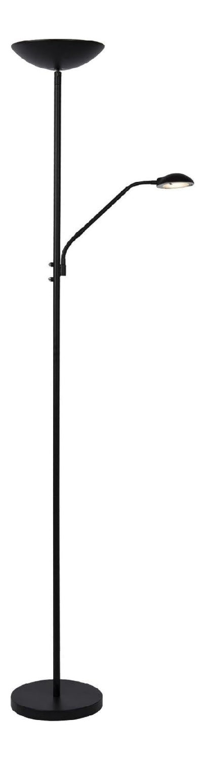 Lampadaire Noir et Blanc a presence elegante et lumiere agreable 3000K