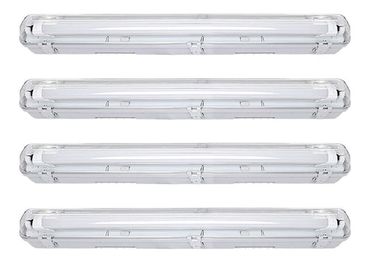 Plafonnier decoratif Blanc et Rouge avec diffusion lumineuse harmonieuse 24W IP65 6500K