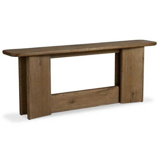 Nadine Console Table, Toasted Oak
