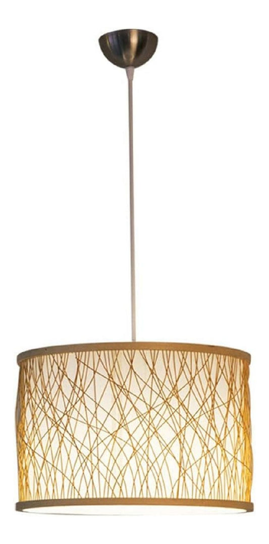 Suspension Ambre et Vert au style moderne avec conception fonctionnelle 60W E27