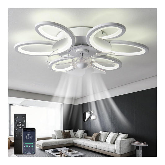 Lustre Noir et Blanc aux lignes epurees avec eclairage confortable