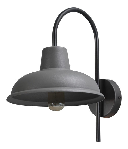 Applique murale Noir et Ambre au style moderne avec conception fonctionnelle 75 W E27