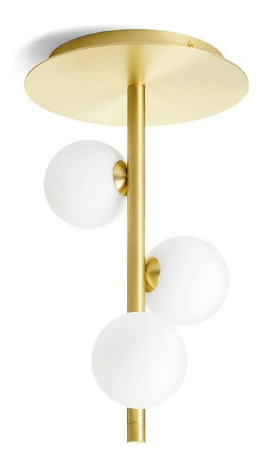 Solution lumineuse Noir et Blanc au dessin sobre en format plafonnier 3W-9723