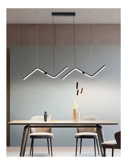 Suspension Noir et Blanc au style moderne avec conception fonctionnelle 21W 3000K