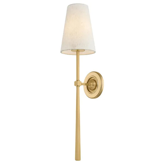 Cadiz Single wall Sconce, Vintage Brass