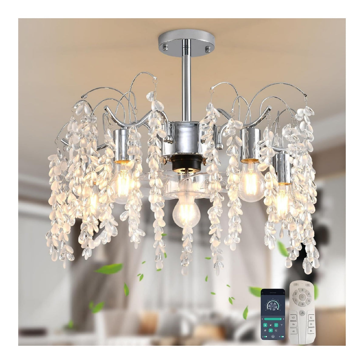 Lustre Noir et Argente a presence elegante et lumiere agreable E27