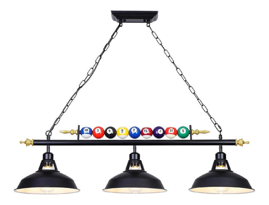 Suspension Noir et Rouge aux lignes epurees avec eclairage confortable E27