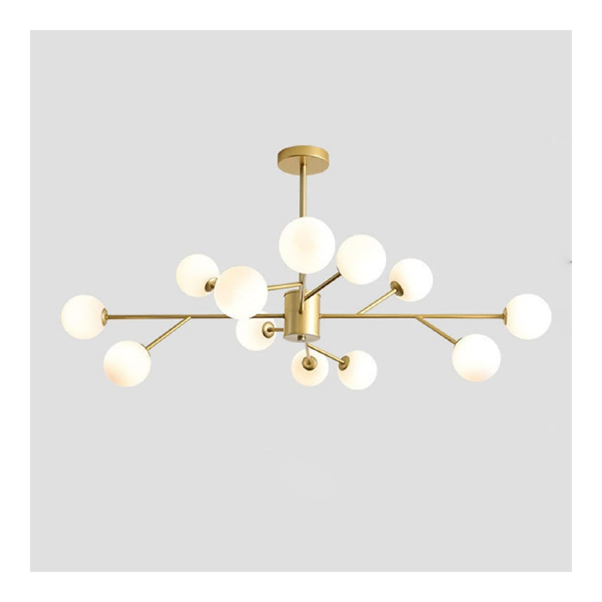 Lustre Noir et Blanc a presence elegante et lumiere agreable QY-2841