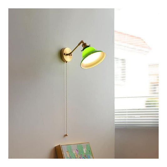 Applique murale Noir et Ambre aux lignes epurees avec eclairage confortable 40 W