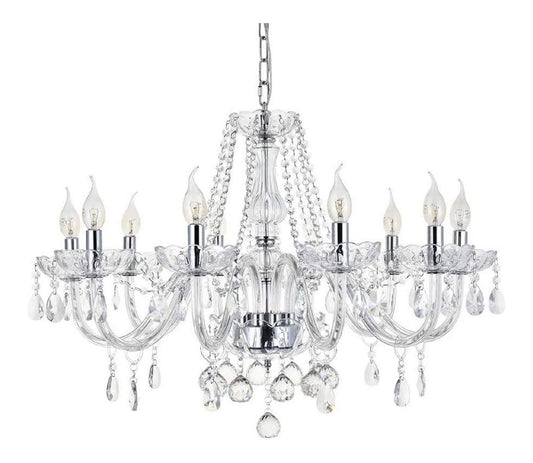 Eclairage Blanc et Ambre contemporain en version lustre E14