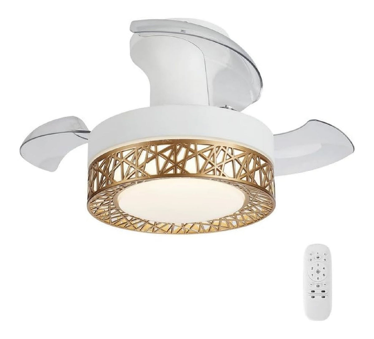 Luminaire Noir et Blanc a silhouette graphique de type lustre GK-1622