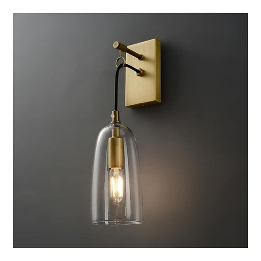 Solution lumineuse Dore et Ambre au dessin sobre en format applique murale Q1-8927