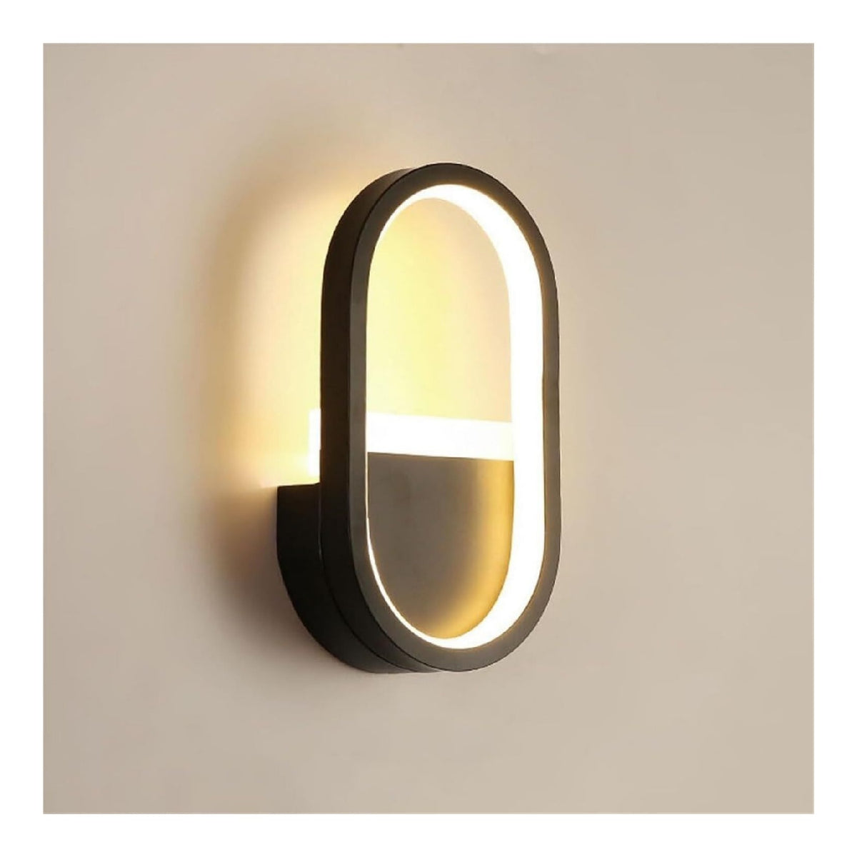 Applique murale Noir et Blanc au style moderne avec conception fonctionnelle 16 W