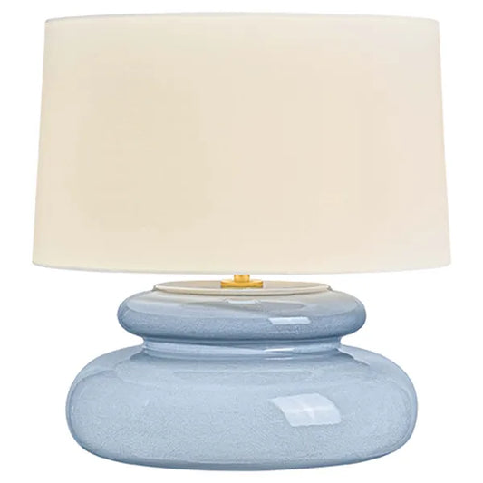 Pia Table Lamp, Aged Brass/Ceramic Chateau Crackle