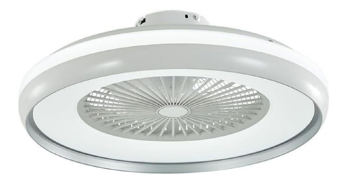 Luminaire decoratif Blanc et Gris avec diffusion lumineuse harmonieuse 45W