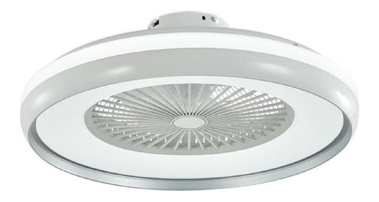 Luminaire decoratif Blanc et Gris avec diffusion lumineuse harmonieuse 45W