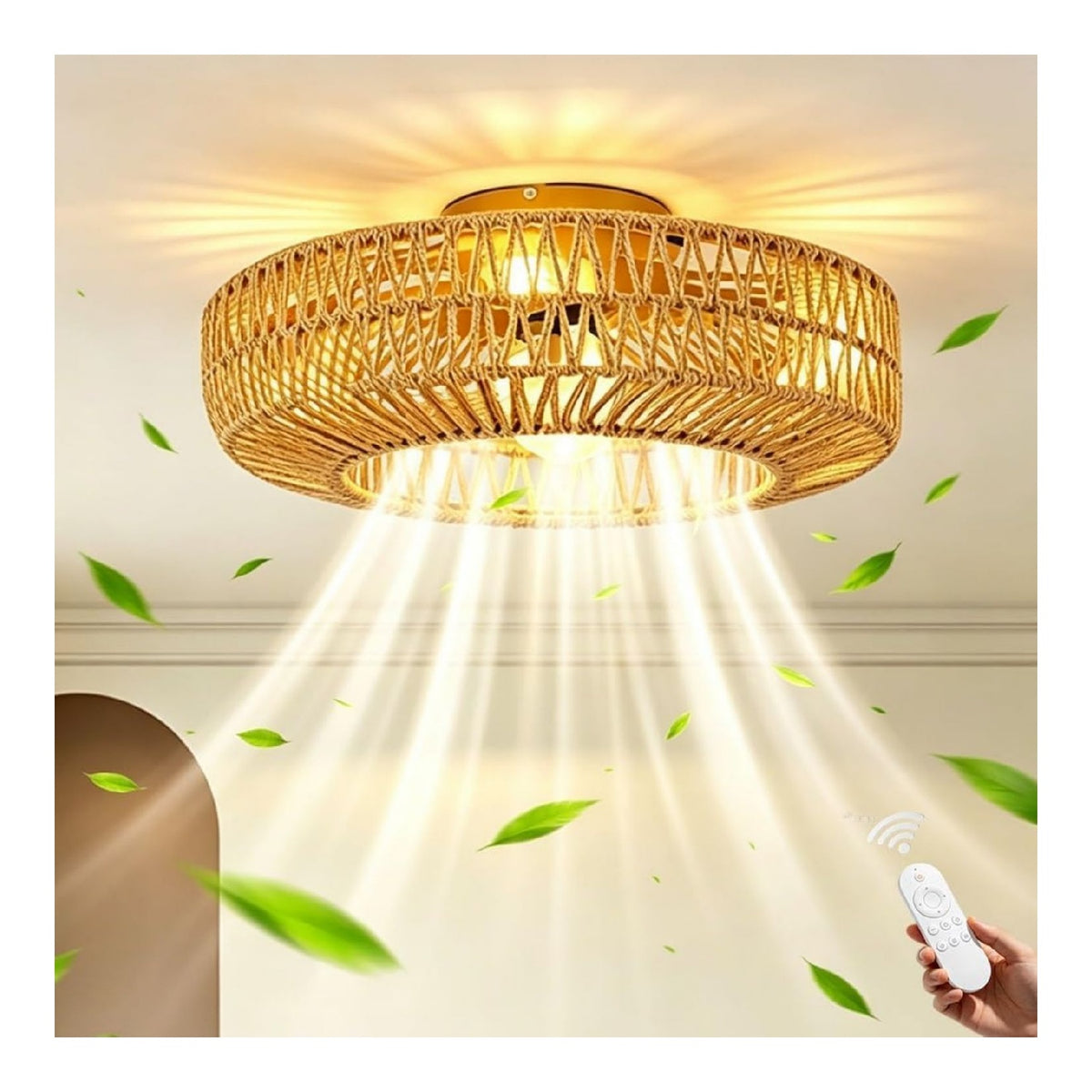 Luminaire Dore et Ambre aux lignes epurees avec eclairage confortable E27