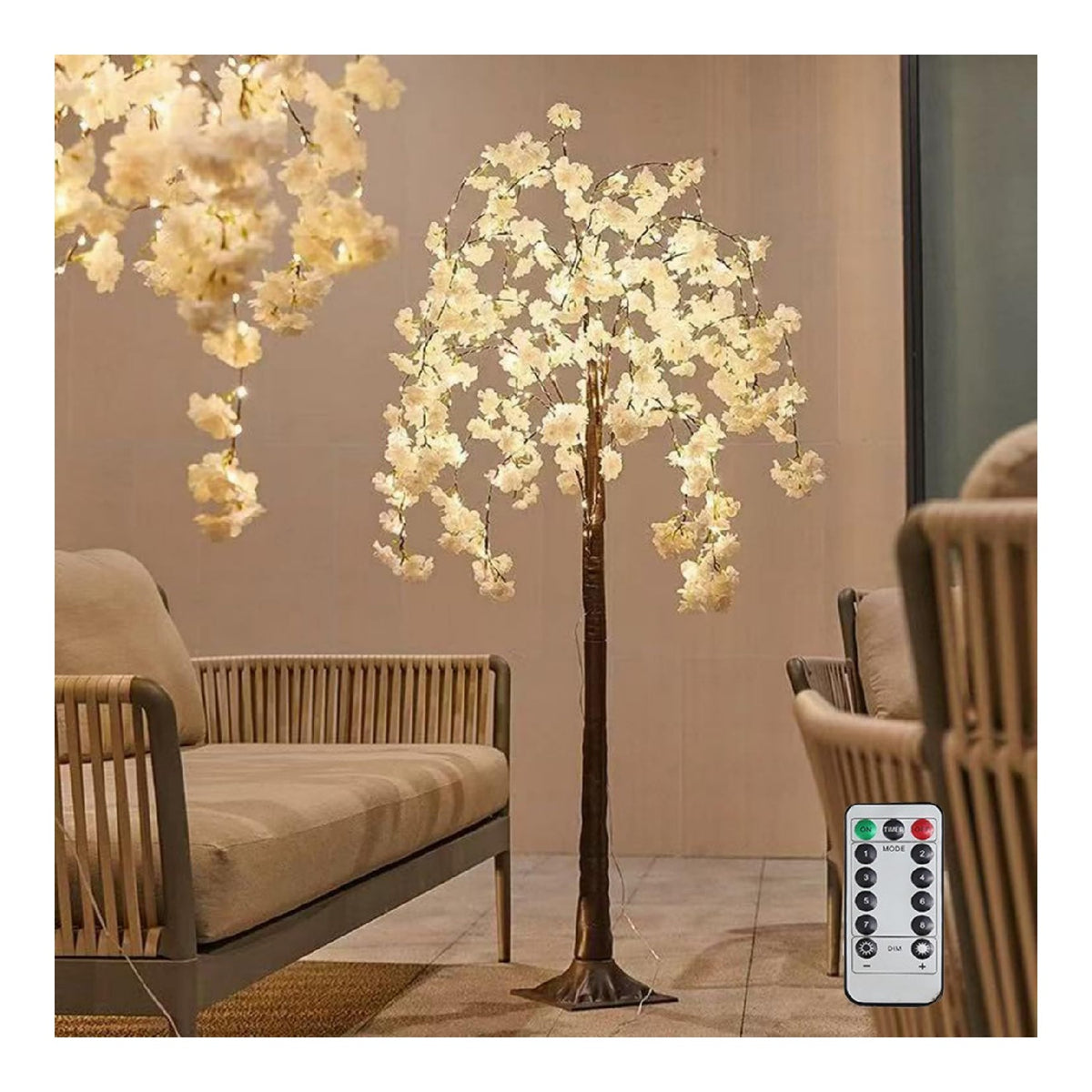 Solution lumineuse Blanc et Ambre au dessin sobre en format luminaire