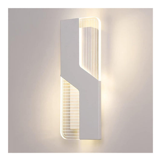 Eclairage Blanc et Ambre contemporain en version applique murale 6 W