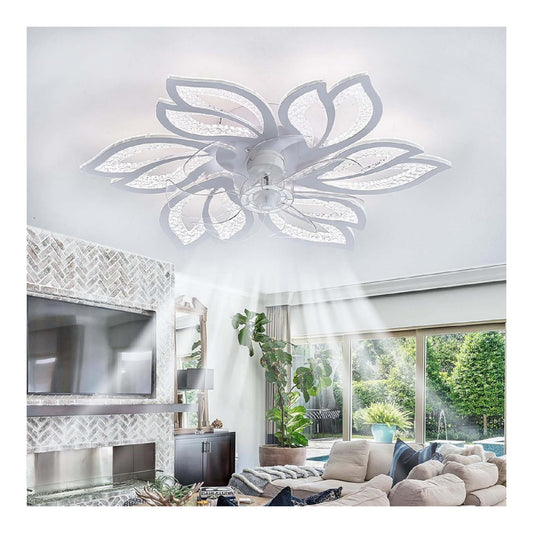 Lustre Blanc et Ambre a presence elegante et lumiere agreable 50 W 3000K