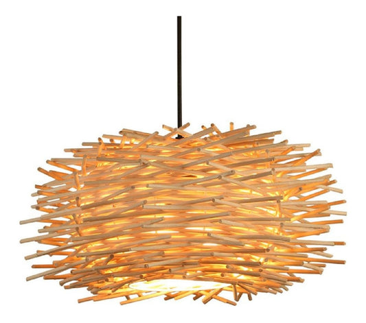 Suspension Noir et Blanc au style moderne avec conception fonctionnelle 60W E27