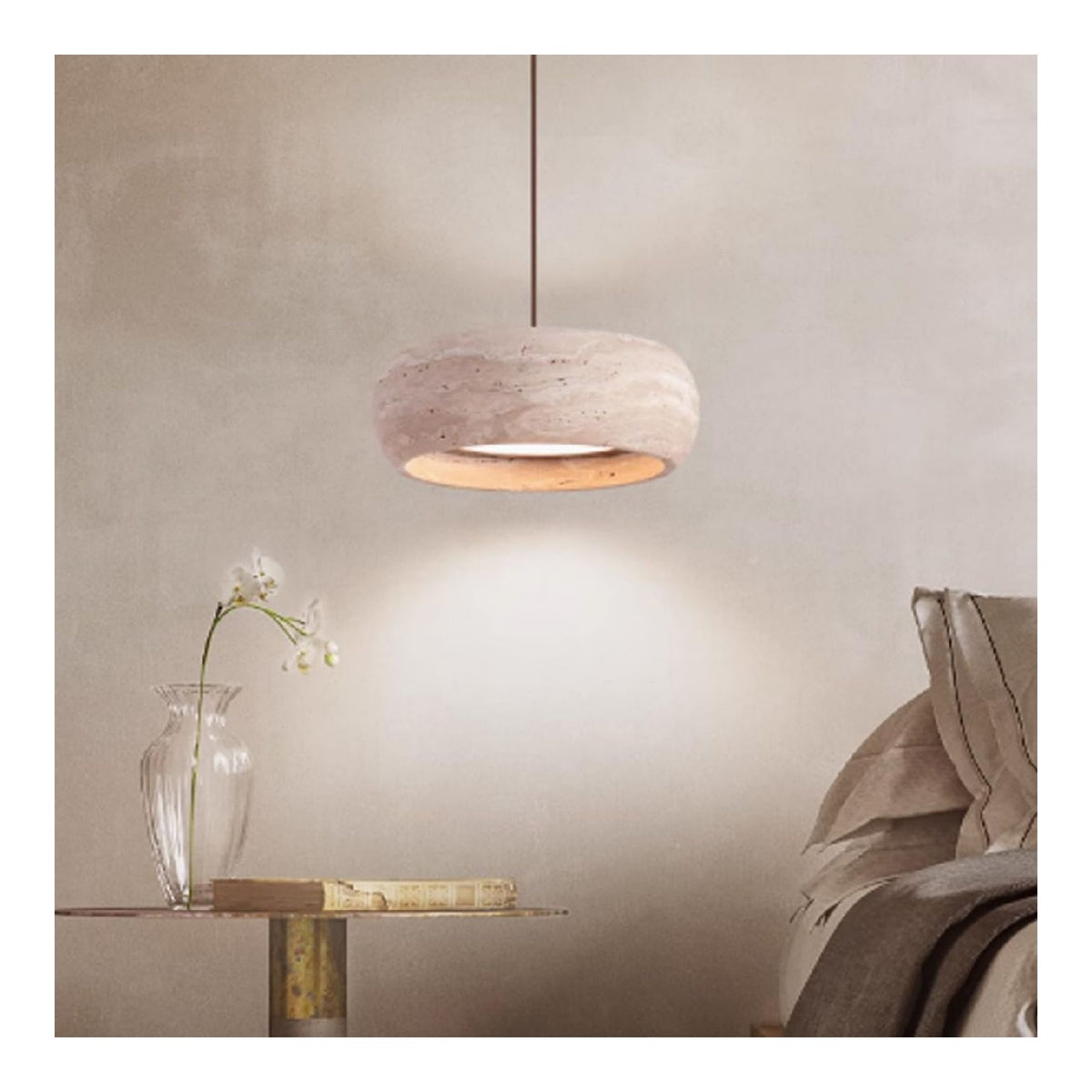Suspension Blanc et Ambre au style moderne avec conception fonctionnelle 18 W E27