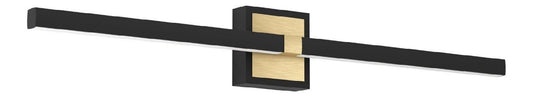 Luminaire Noir et Blanc a silhouette graphique de type applique murale IP44